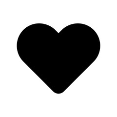 Heart icon flat vector illustration design