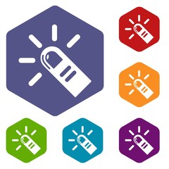 Fototapeta premium Cursor finger icon. Simple illustration of cursor finger vector icon for web