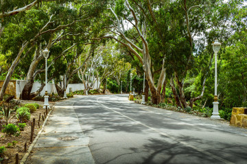 Panoramic View of Road to Cap Spartel, Tangier City, Morocco