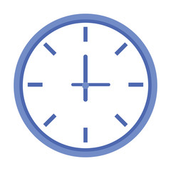 Isolated clock design vector illustration