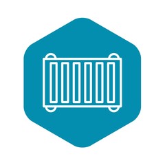 Industrial scaffold icon. Outline illustration of industrial scaffold vector icon for web design isolated on white background