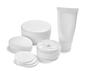  white cream container jar beauty moisturizer tube soap