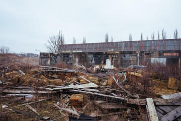 Fototapeta premium Factory Ruin