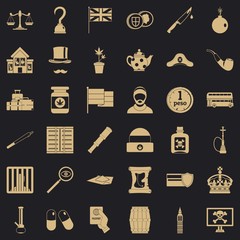 Encroachment icons set. Simple set of 36 encroachment vector icons for web for any design