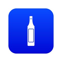 Vinegar bottle icon digital blue for any design isolated on white vector illustration