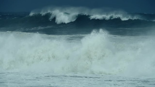 Effect of climate change on weather patterns big ocean wave swell