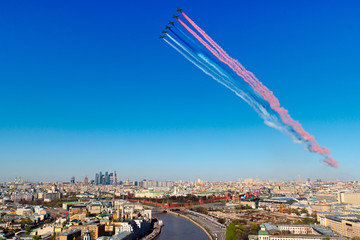 Aviation over the city