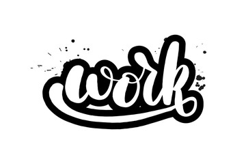 brush lettering work