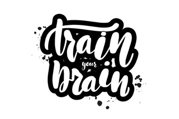 brush lettering train your brain