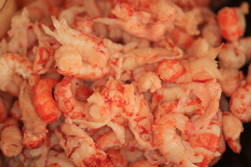 Luxurious seafood: crayfish