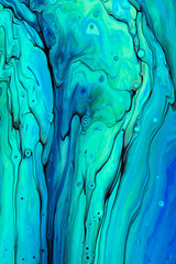 Abstract Blue and Green Wallpaper Background 