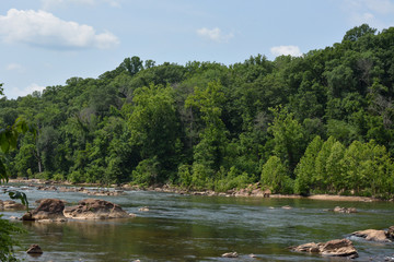 The Rappahannock River near Fredericksburg, Virginia