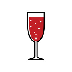 glass of wine