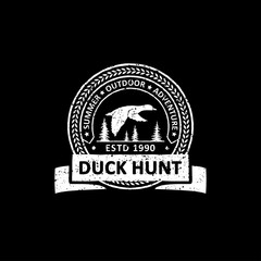 hunter sport badges, labels, emblems and logo