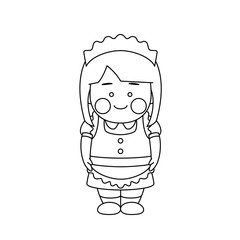 女性キャラクターメイド