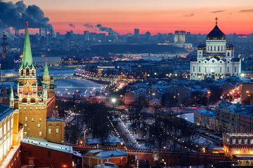 view of the historical center of Moscow