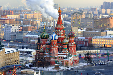 view of the historical center of Moscow