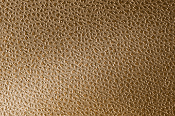 Surface of leatherette brown color textured background.