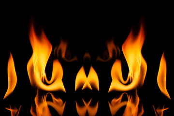 Fire flames