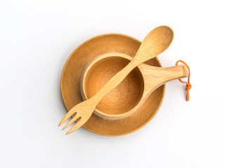wooden spoon and fork
