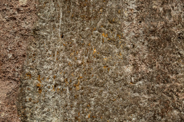Texture of the gray stone wall of the Ottoman Palace in Turkey. Background close-up. Space for text.