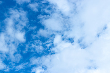 blue sky with clouds
