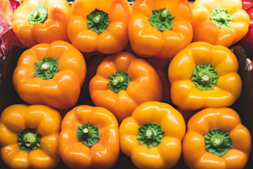Orange bell peppers