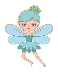 Fairy cartoon of fairytale design vector illustration