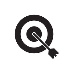Dart icon graphic design template vector