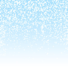 Amazing falling snow Christmas background. Subtle 