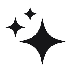 Shine icon, Clean star icon, sparkle icon