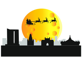 city skyline of mumbai in india