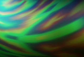 Dark Green vector blurred template.