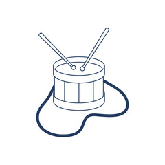 Drum. Musical instrument. Toy.