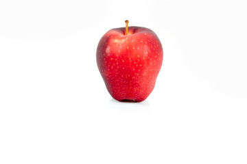 red apple isolated on white background