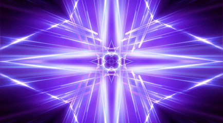 Abstract background neon with lines and glow