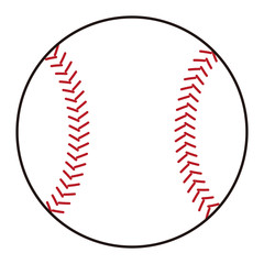 野球のボール イラスト