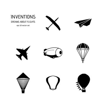 Inventios, dreams about flights.