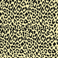 Vector seamless leopard pattern. Trendy background