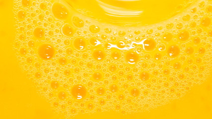 Whipped yolk with eggs as an abstract background