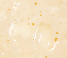 White dough as an abstract background