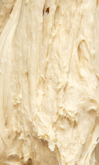 White dough as an abstract background