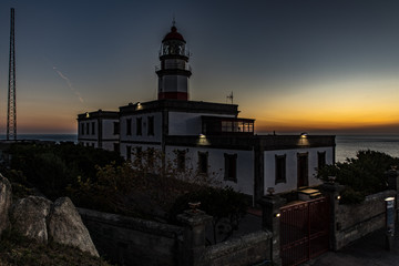 lighthouse at night