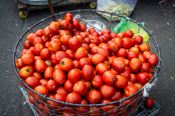 tomato in local market in Saigon
