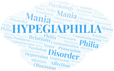 Hypegiaphilia word cloud. Type of Philia.