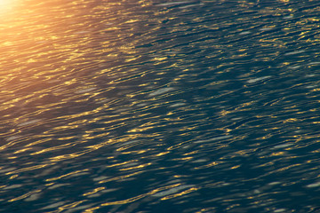 Abstract soft wave on the water.
