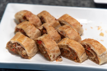 Fried tuna with vegetable