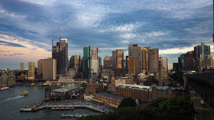 Obraz premium Sydney City at Dusk