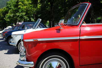 retro cars exhibition