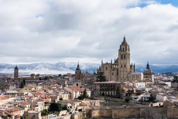 Cathedral of Segovia in Castilla y Leon